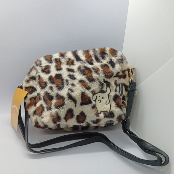 Pompompurin sanrio fur shoulder bag - Picture 2 of 9